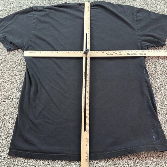 Sonic The Hedgehog Shirt Mens Extra Large Black Blue AOP Sega Short Sleeve FLAW - Picture 8 of 11